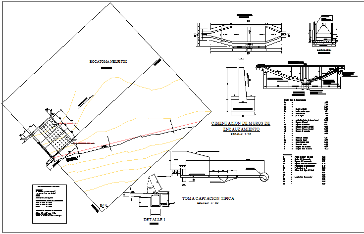 Building construction details with column and beam dwg file