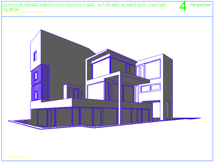 3D Building Design Models in DWG Format for Download