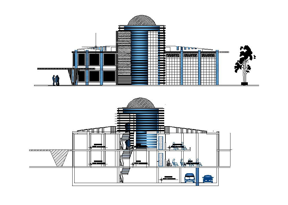 Building design in autocad 
