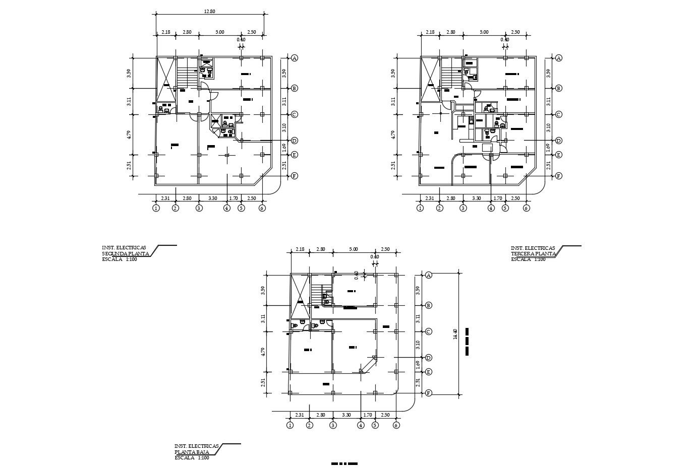 building plan in AutoCAD