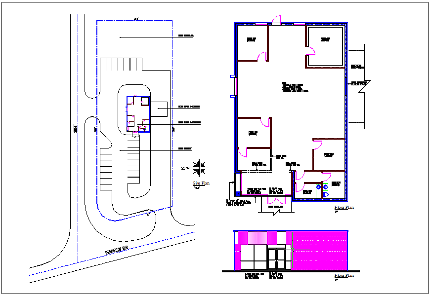 Building plan layout & map layout of existing building view detail dwg file