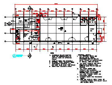 Building plan layout design drawing