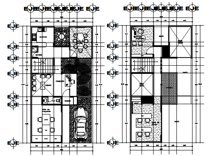 Office Building Floor plan DWG file