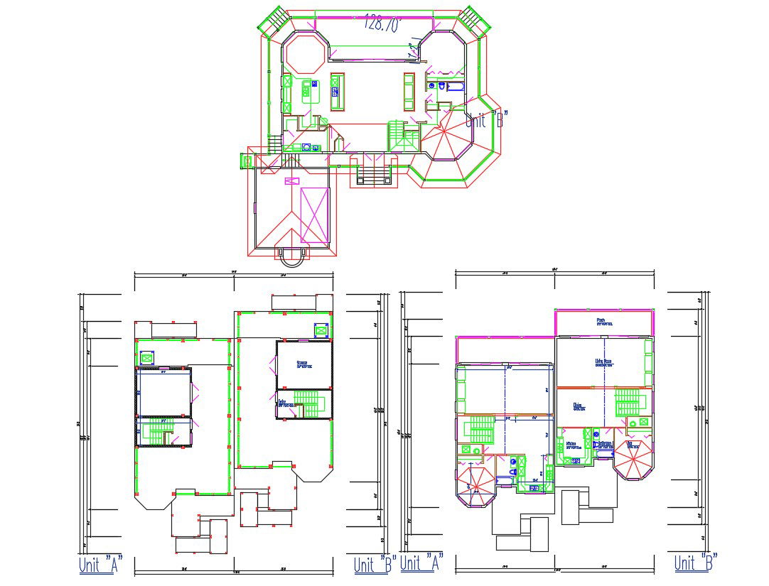 Bungalow Design Architecture Plan
