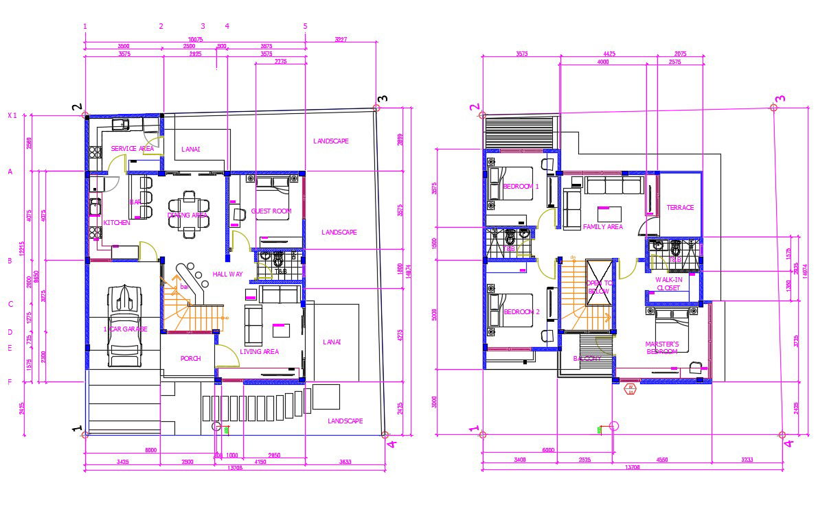 Bungalow design plan