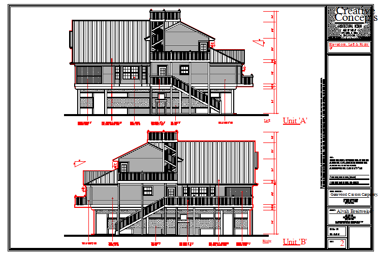 Bungalows Different Elevation Design
