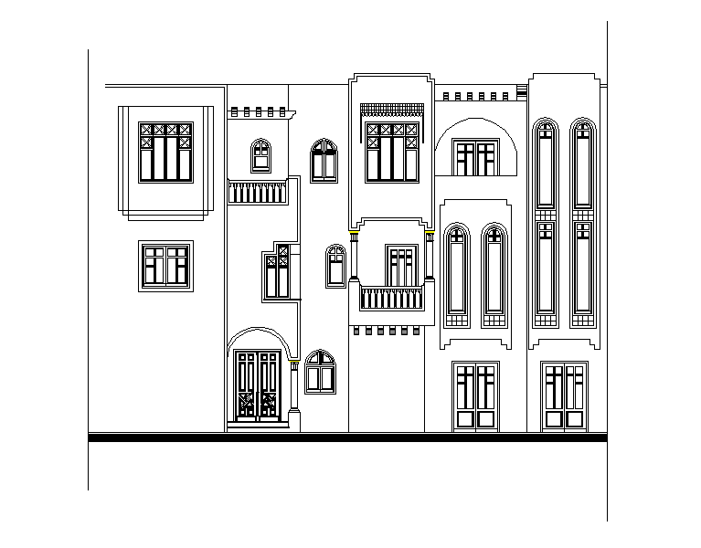 Bungalows Elevation Detail