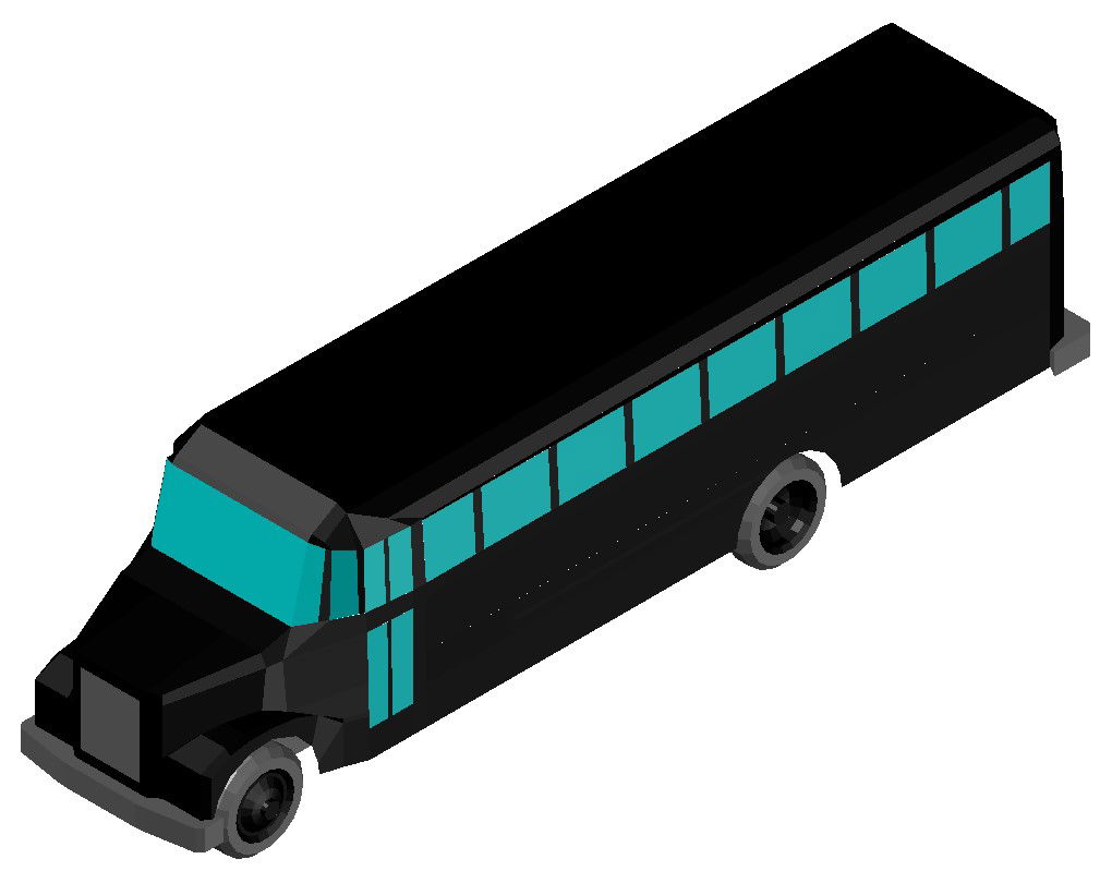 Bus 3d model CAD File download