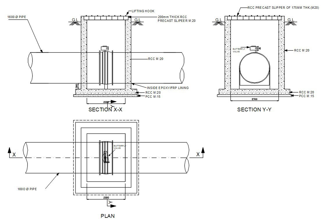 Butterfly Valve Chamber