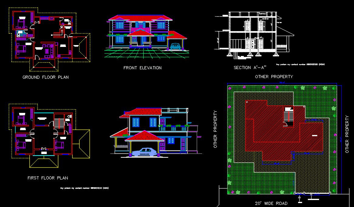 CAD House plan