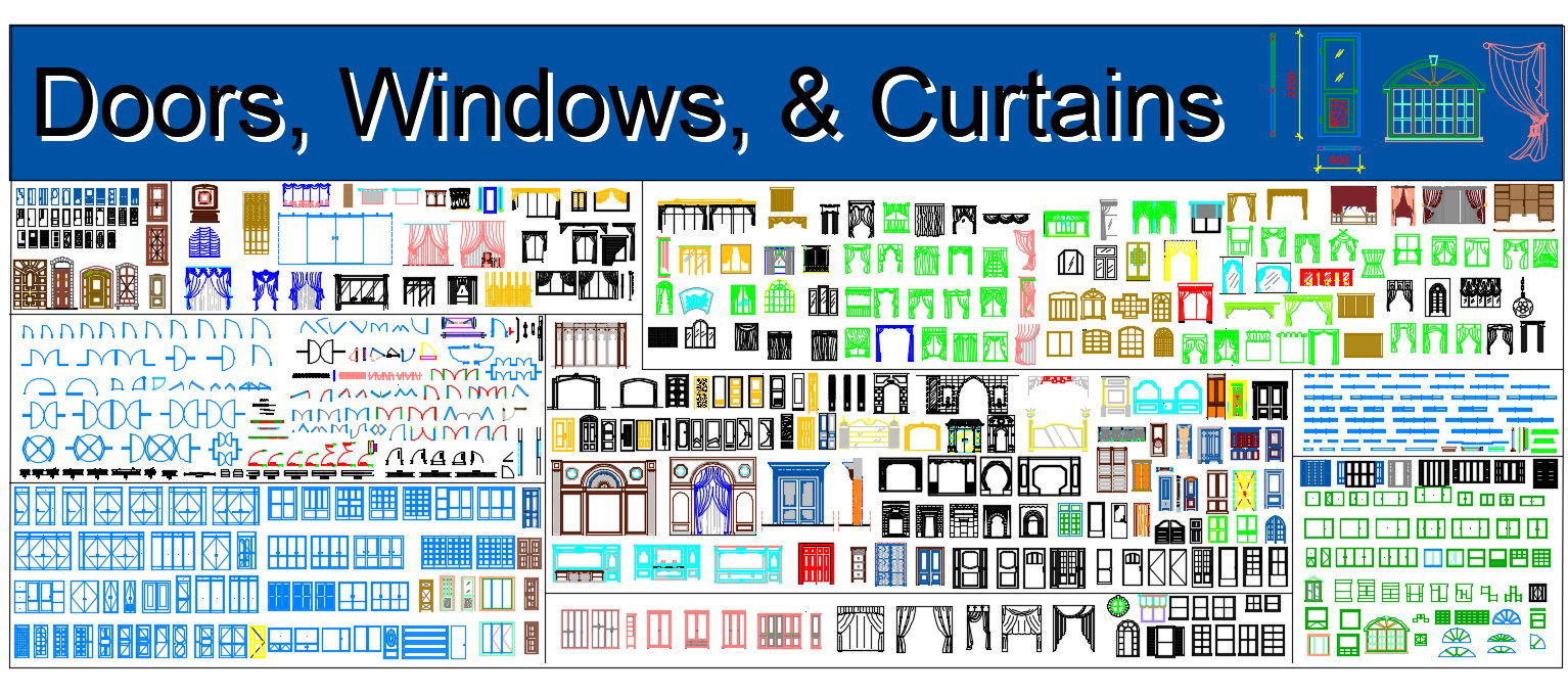 CAD Stencil Blocks Free Download DWG File