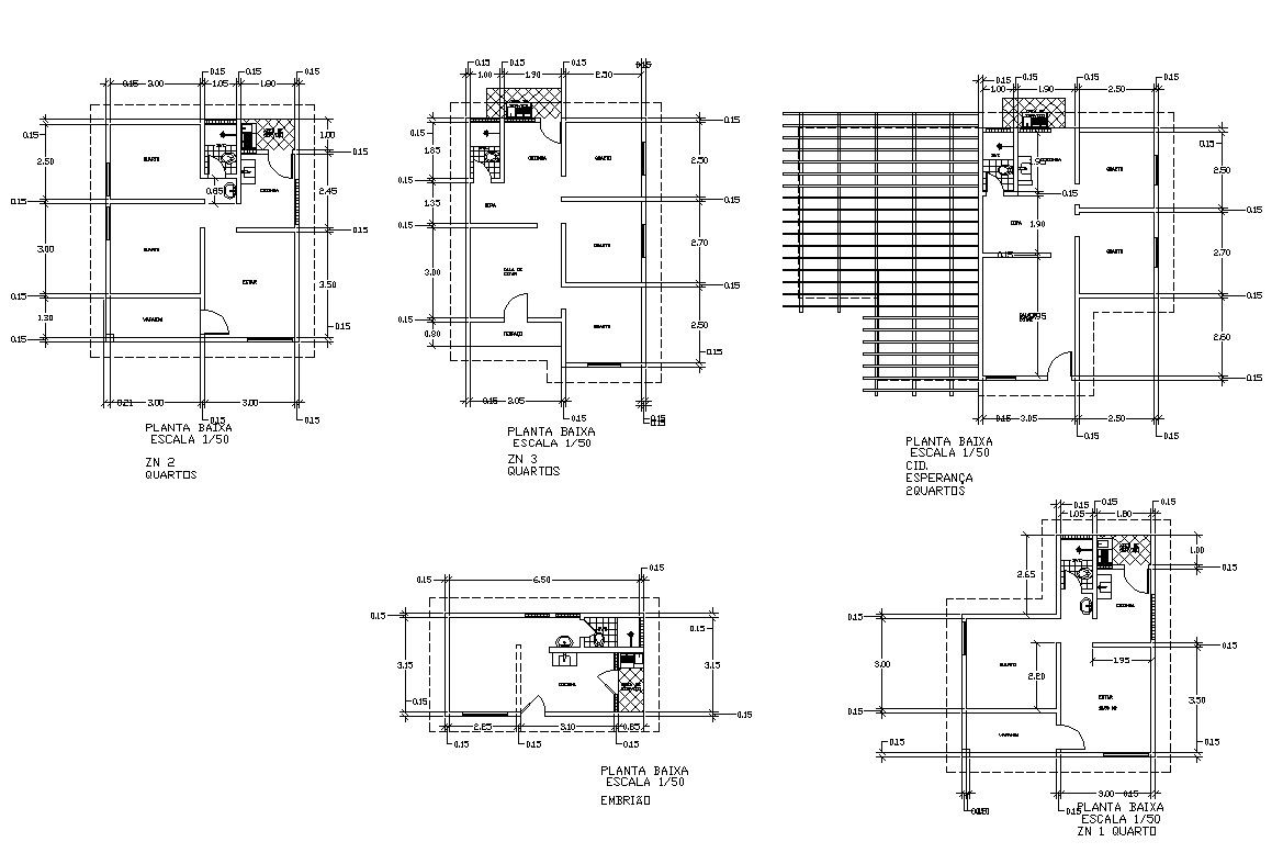 CAD constructive block of Housing structure plan detail layout file