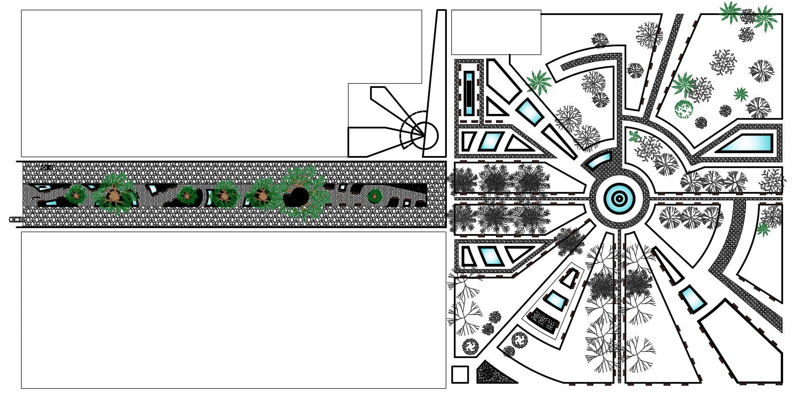 CAD layout drawings detailing of building area plan dwg file