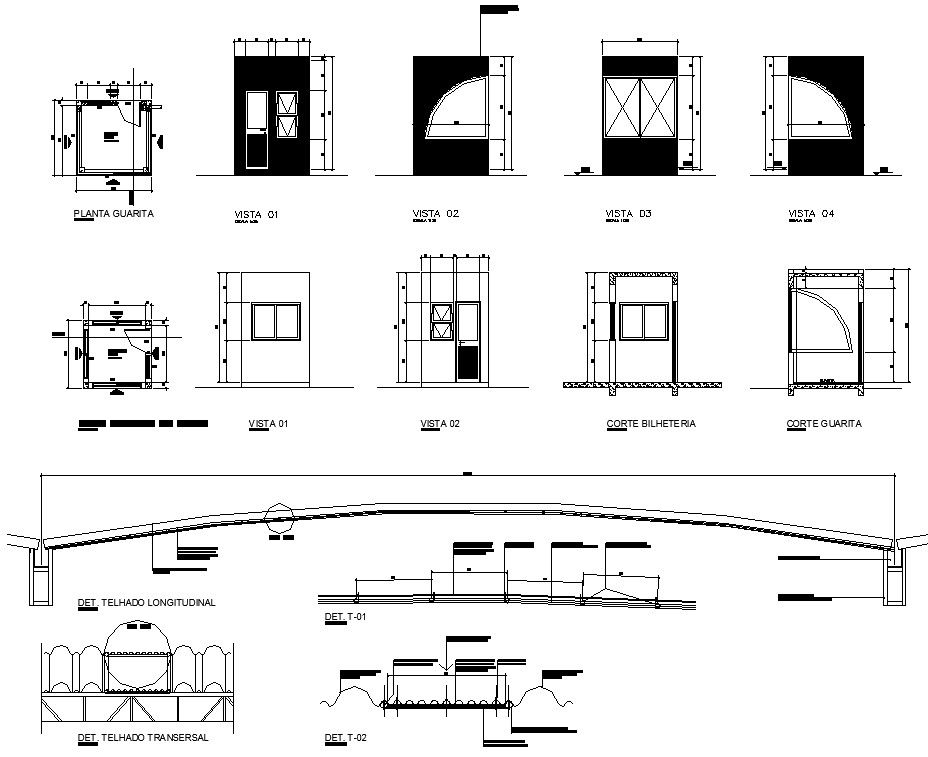 CAD DWG Drawing file of the room floor plan and longitudinal section details. Download the AutoCAD 2D DWG file.