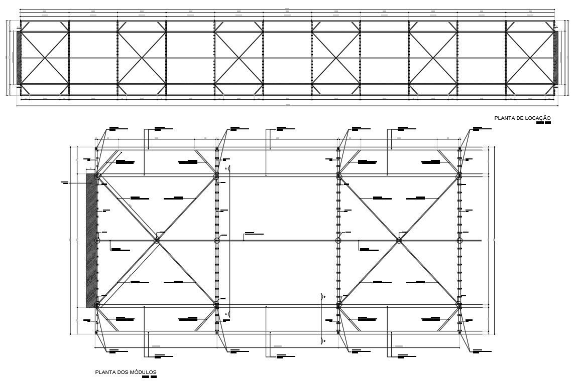 CAD DWG Drawing of the urban terminal metallic structure project plan drawing details is given.Download the AutoCAD 2D DWG file.