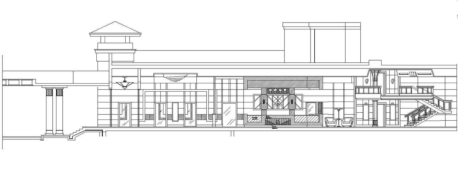CAD DWG Drawing the file of the wonderful bungalow building elevation design. Download the AutoCAD 2D DWG file.