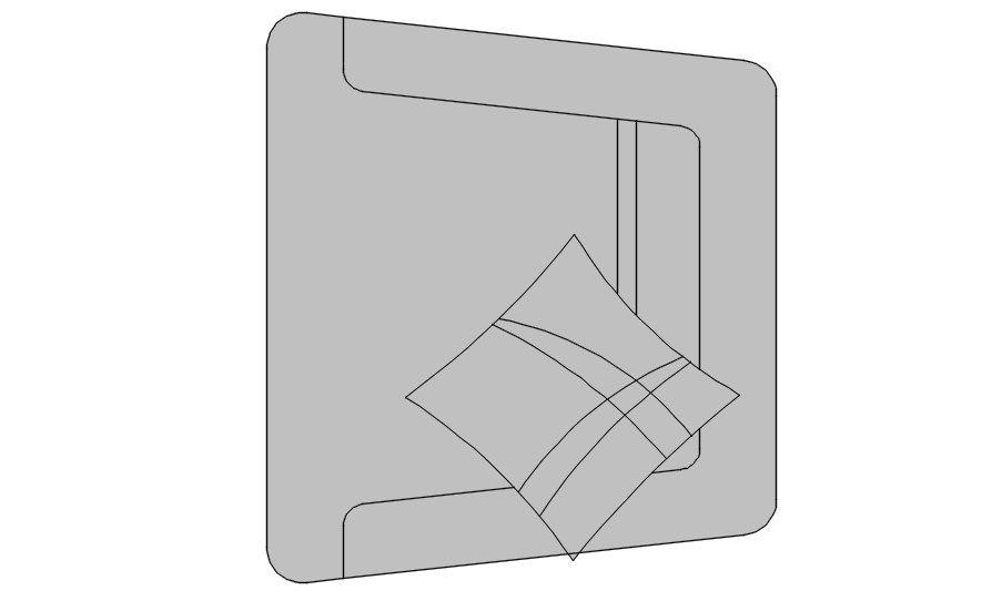 2D Sofa Chair CAD Block AutoCAD Furniture Layout Design