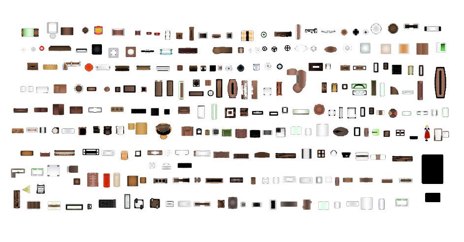 CAD blocks of living room furniture designs in AutoCAD drawing, CAD file, dwg file