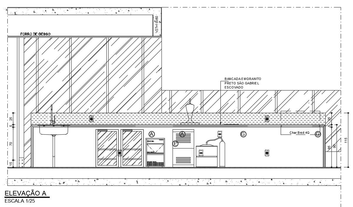Kitchen Elevation DWG Detailed AutoCAD Interior Blocks