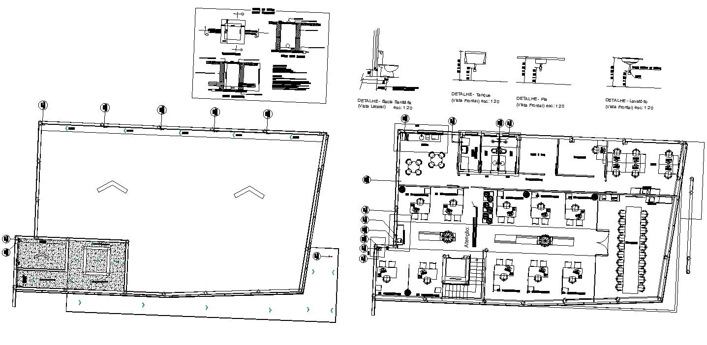 CAD file of the office building floor plan and furniture drawing,Download the AutoCAD DWG file.
