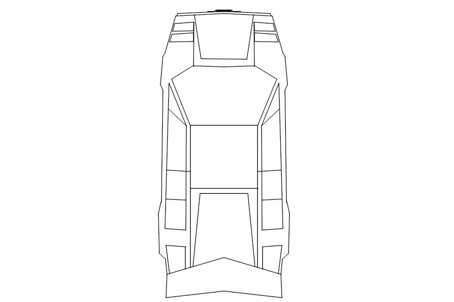 CAR blocks in AutoCAD 2D drawing, dwg file, CAD file