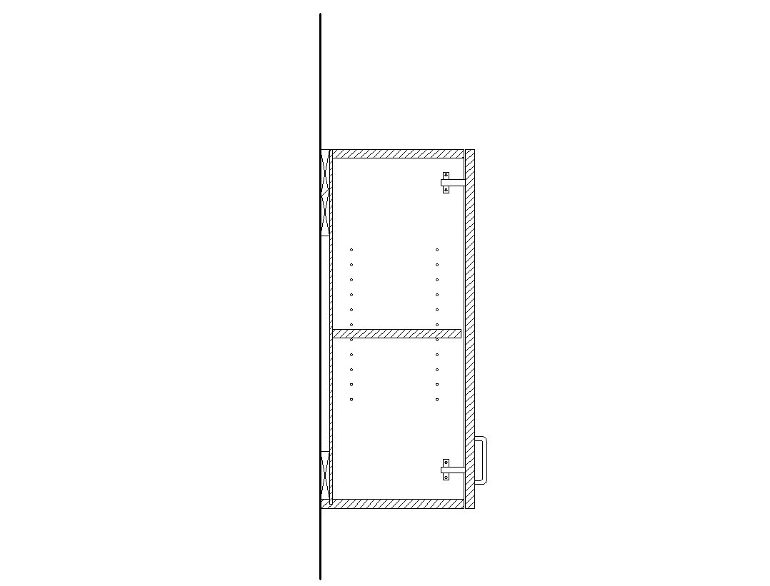 : Cabinet Section Detail Drawing DWG File Download