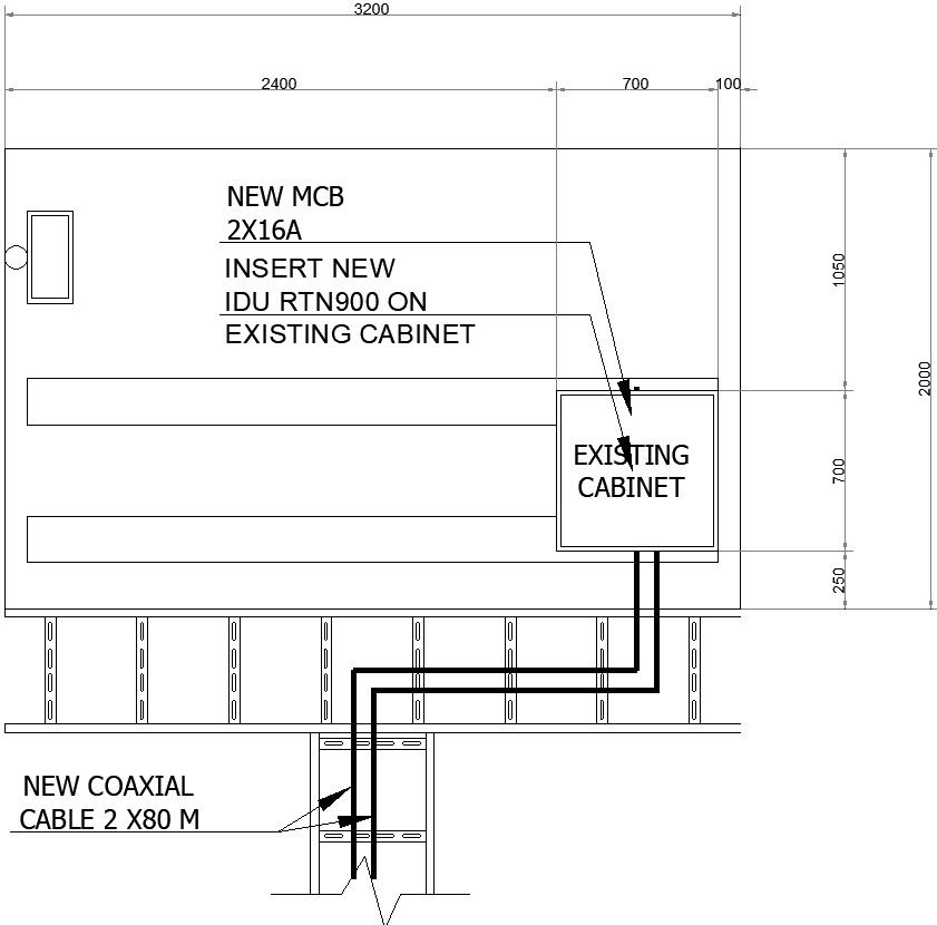 Cabinet design with detail AutoCAD drawing