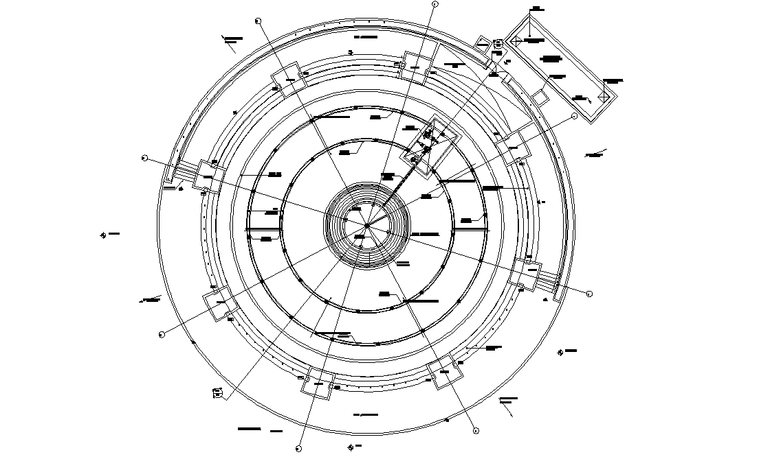 Cable Trench Industrial Plant Drawing DWG File