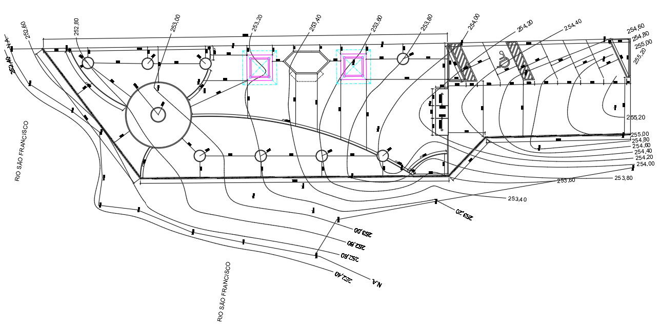 Cad Dwg Drawing file gives the detail of the plan of public park. Download the AutoCAD Drawing file.