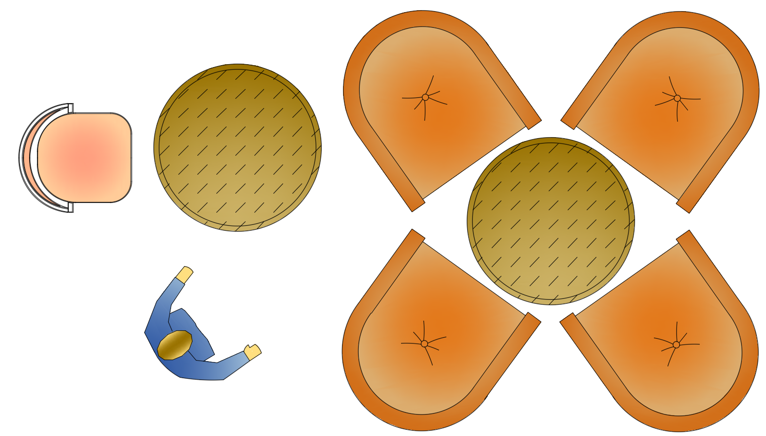 Cafe table and chair plan with block of furniture view dwg file