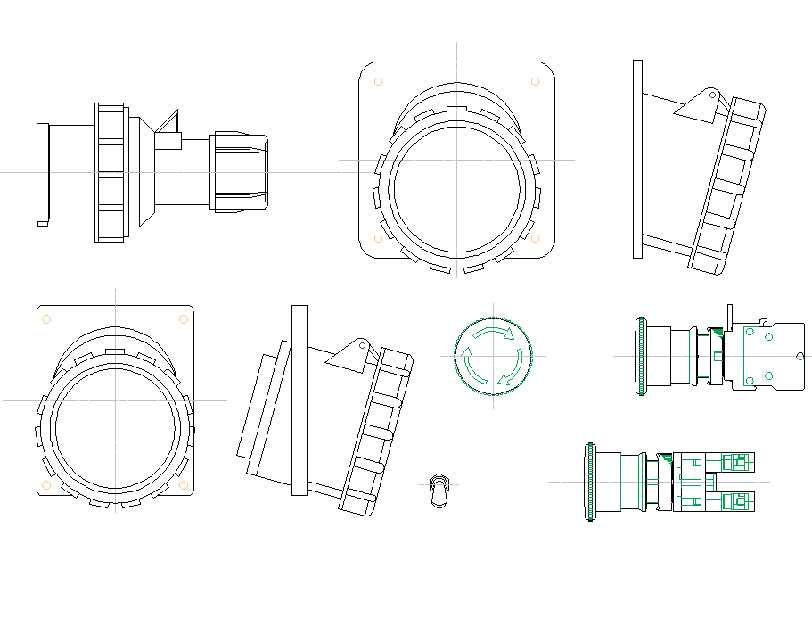 Camera plan detail dwg file.