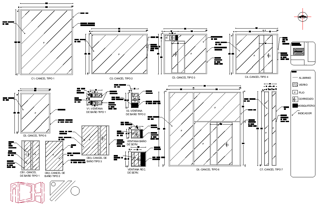 Cancellation elevation and section layout file