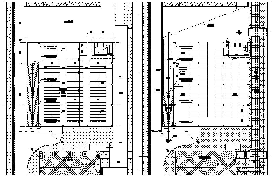 Car Park Layout Design CAD plan download