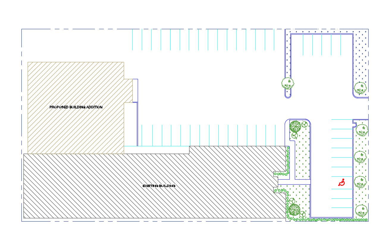 Car Parking Building Design CAD Drawing Free Download