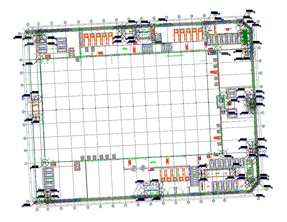 Car Parking DWG Block for AutoCAD Drawing | Designs CAD
