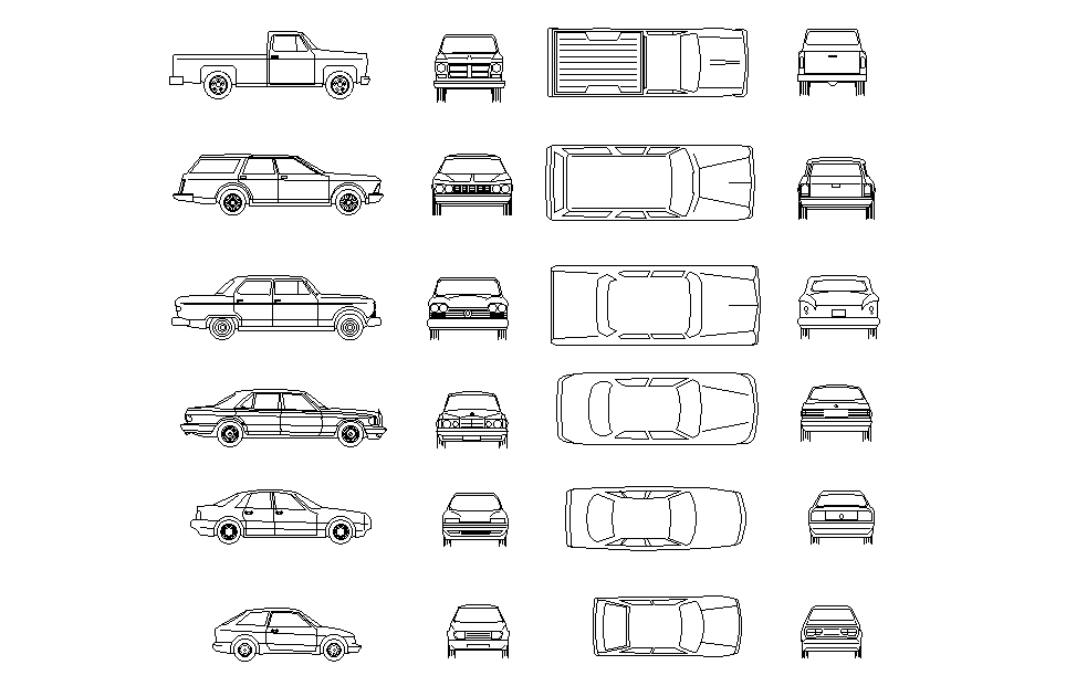 Car design is given in this Autocad drawing file. Download now.