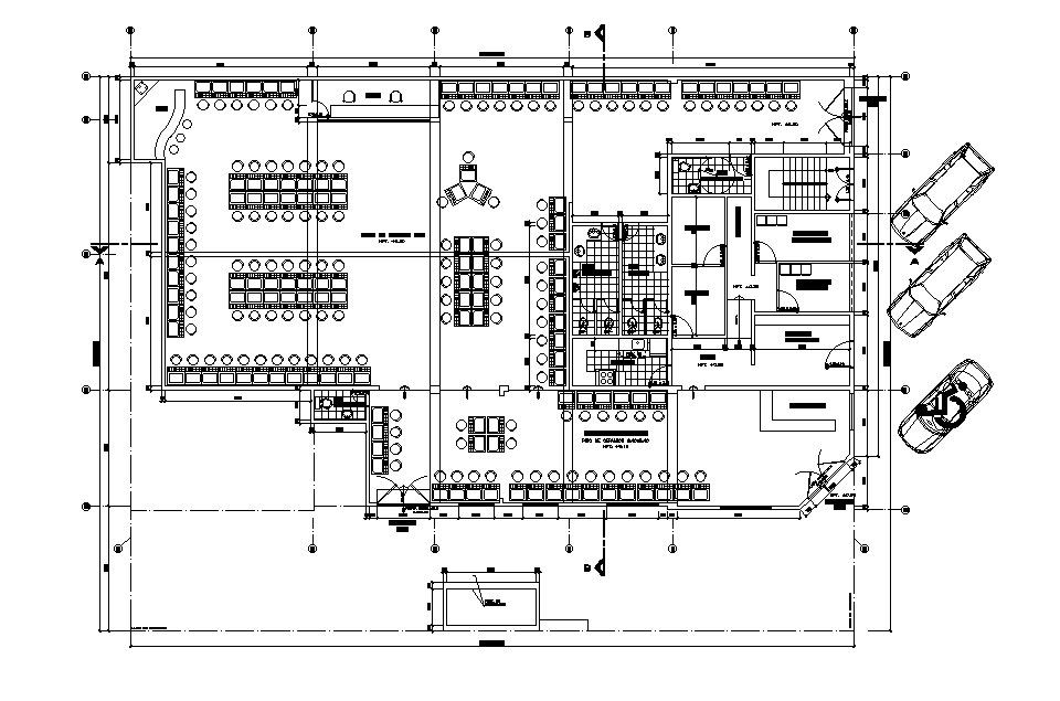 Casino Floor Plan AutoCAD Drawing DWG File