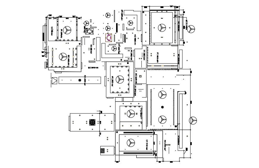 Ceiling Layout Design AutoCAD Drawing Plan 