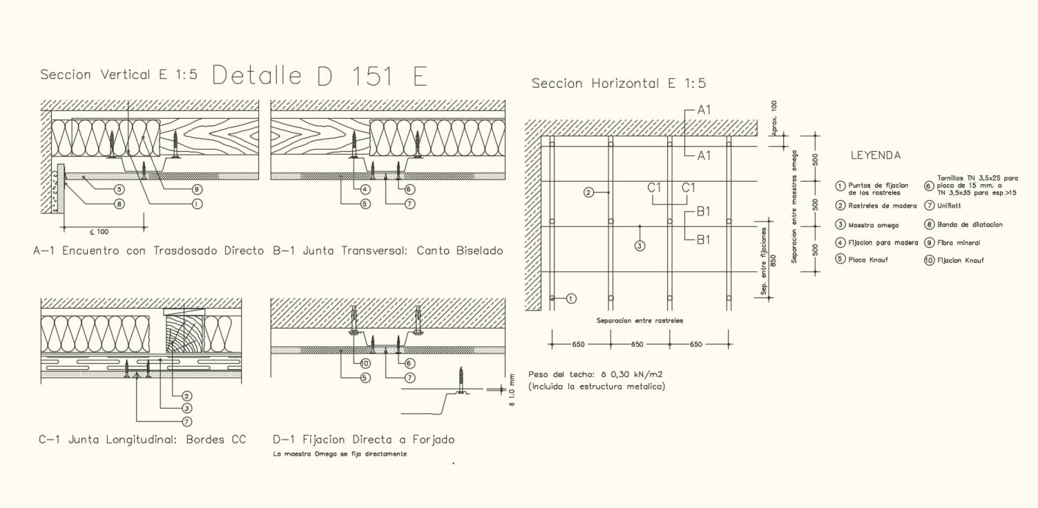 Wooden Structure Detail In AutoCAD File