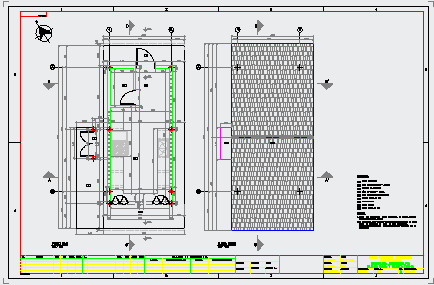 Ceiling layout of kitchen design drawing