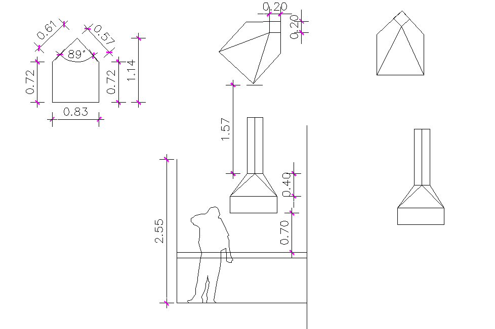 Ceiling light detail dwg file