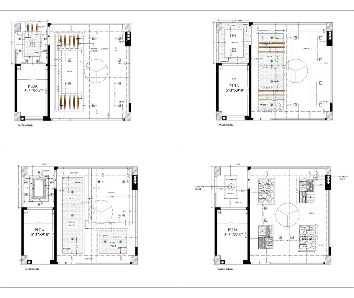 Ceiling Design 2d Layout