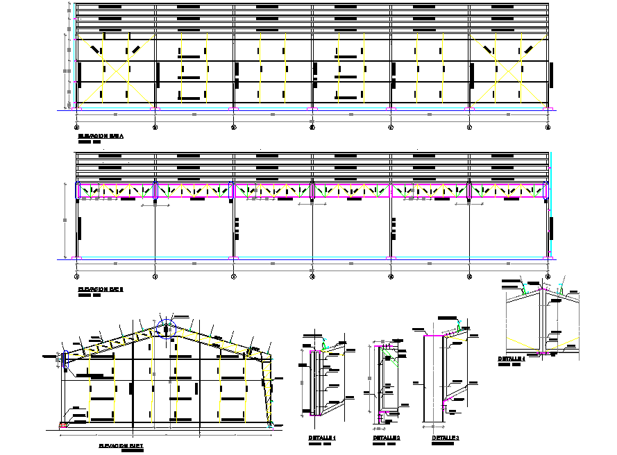 Cellar for saw mill detail dwg file
