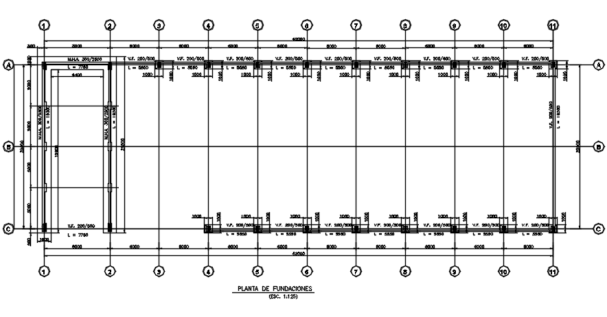 Cellar working plan detail dwg file