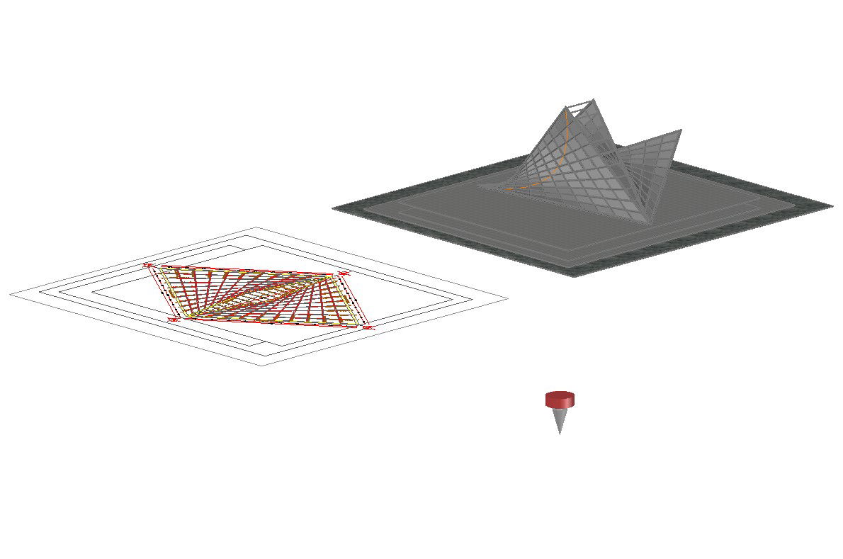 AutoCAD 3D Drawing of Celosia Multi-Level Building Elevation