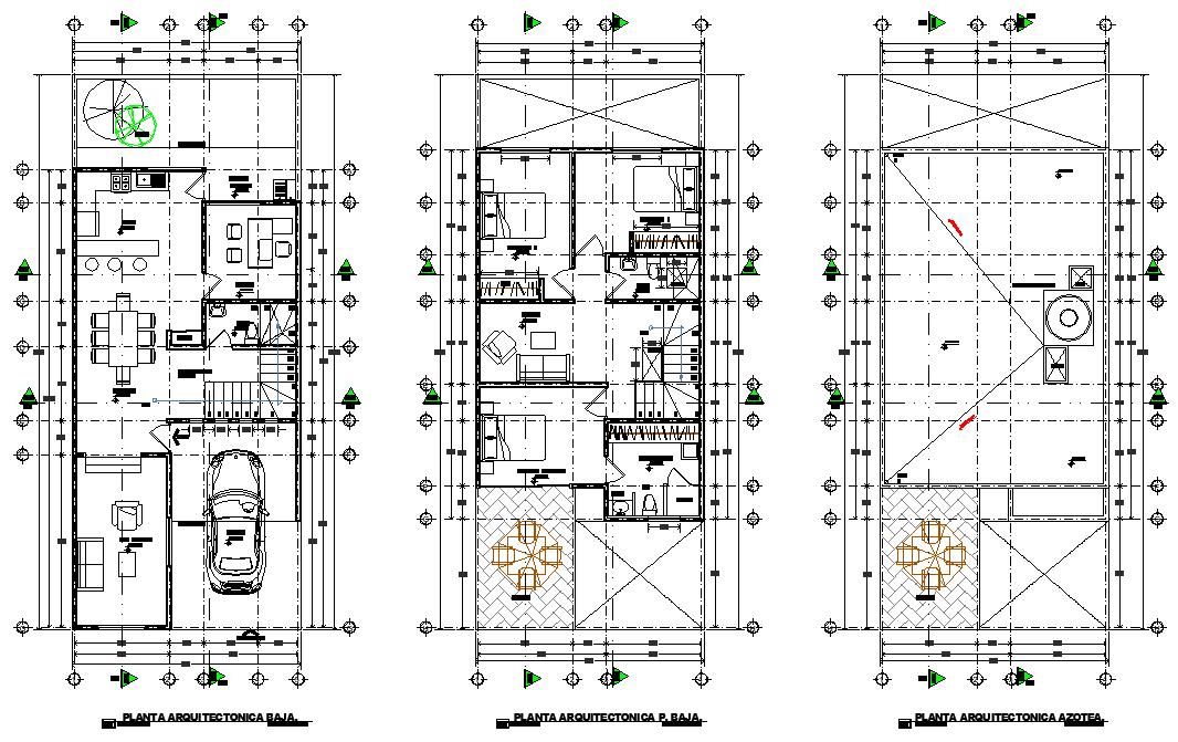 Center line home plan layout file