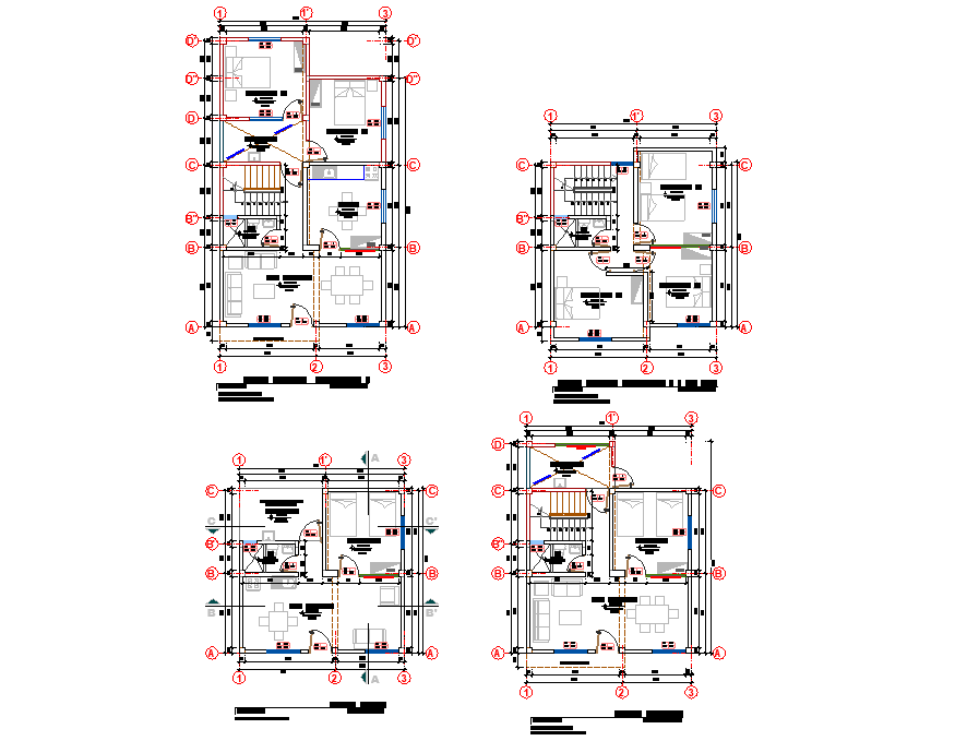 Center line housing workshop plan layout file