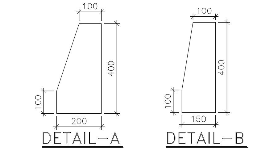 Centre part of Section view of water intake well beam has given in the Autocad 2D DWG drawing file. Download the Autocad DWG drawing file.