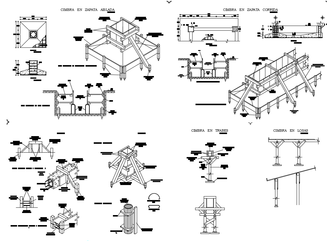 Centring Work Section CAD Blocks Download DWG File
