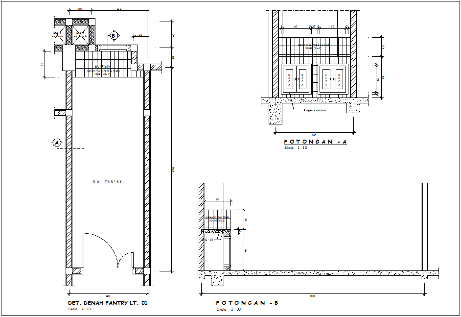 Ceramic and glass view with sanitary view for office dwg file